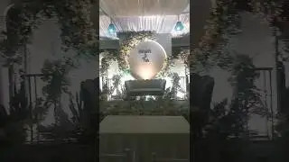 backdrop akad nikah #dekorasipengantin #shortvideo #wedding #shorts #short