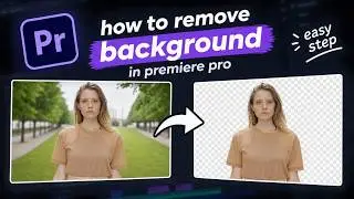 How to Remove Background from Any Video in Adobe Premiere Pro 🔥