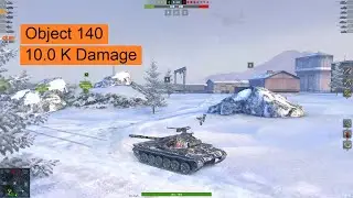 World of Tanks Blitz  ||  Object 140  ||  2 battles 10k damage  ||  #wordoftanksblitz  #object140