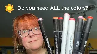 Alcohol Marker Comparison part 1: Do you really need all the colors?