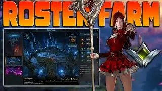 MASSIVE ROSTER XP FARM! Get Big Stat Increases Easily! | Lost Ark!