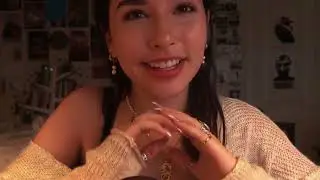 Pea ASMR: giving myself tingles✨personal attention on myself