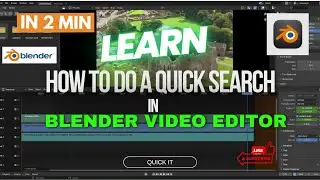 How To Search In Blender? | Quick Search |Search Menu
