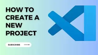 Create a project folder | VScode | visual studio code | create a file and open the terminal