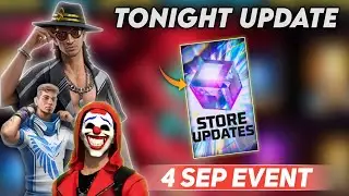Tonight Update 😍 Free Fire !! 4 September Upcoming New Event !! Tonight Update 4 September