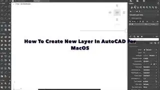 How to create a new layer in AutoCAD for Mac OS