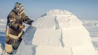 How the Eskimos build igloos.Why they rub their noses together when meet.Life.Food.Hunting.Fishing