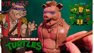 Sculpting Timelapse - Bebop [Teenage Mutant Ninja Turtles]