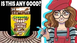 Trying Crayola COLORS of the WORLD for the FIRST time!