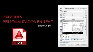 Hatch o patrón personalizado en Revit a partir de un archivo con extensión .pat
