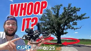 Tree Surfing 400 Year Old Big Burr Oak🌳 // CineLog 25 V2 Cinewhoop Drone // M10 Nano GPS
