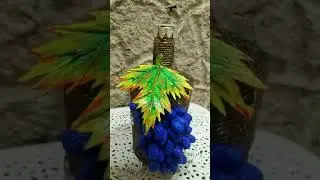 виноград из салфеток. декор на 🎁