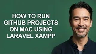 How to Run Github Projects on Mac Using Laravel Xampp - KevinHowTo