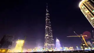 Timelapse - New year Fireworks 2011 - Burj Khalifa