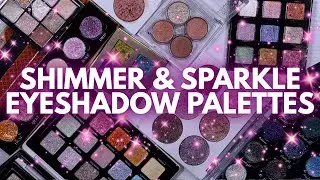 My ENTIRE COLLECTION of Shimmer, Sparkle, Shifty Eyeshadow Palettes + Swatches | 43 palettes!