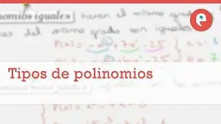 Tipos de polinomios