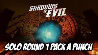 How To Pack a Punch on Round 1 Solo on Shadows of Evil ! Ultimate Guide !