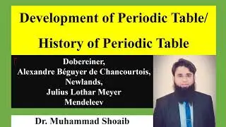 Development of Periodic Table | History of Periodic Table