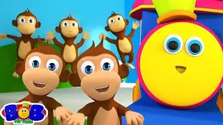 năm con khỉ nhỏ + thêm video giáo dục cho trẻ em