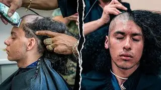 Marine Recruits Get Their Initial Haircuts