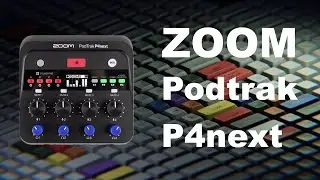 ZOOM Podtrack P4next + Shure SM7B | TEST + modes TONE - COMPRESSOR - IA Noise Reduction