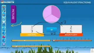 Equivalent Fractions Gadget walkthrough