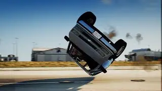 GTA 5 -- Rollover CRASH TEST / high-quality texture