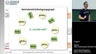 Vorlesung Betriebssysteme – 06.2, 07.1 Interprozesskommunikation