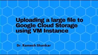 Uploading large files to Google Storage using a VM Instance