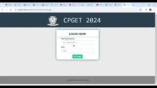 CPGET – 2024 Admissions   |Cpget counselling
