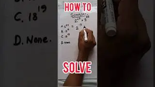 MCQ  type exponential mathematics #problem # solution