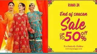 Rang Ja mid summer sale upto 50%off