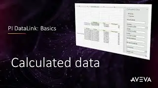PI DataLink: Basics - Calculated data