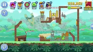 Angry Birds Friends Level 10 Tournament 1581 three stars NO POWER-UP walkthrough 2025-07-21