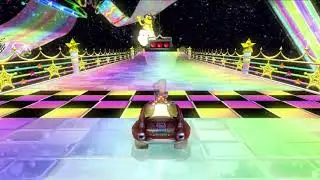 Rainbow Road Kart Shortcut