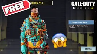 How to get FREE SKIN in codm! Seraph - Cat's Meow skin ( season 4 free skin call of duty mobile )