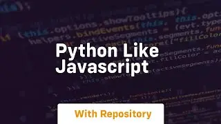 python like javascript