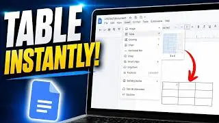 How to Insert a Table in Google Docs | Stop Formatting Tables Manually!