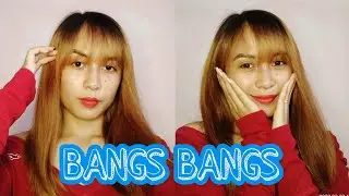 CUTTING MY OWN BANGS |HOW TO CUT YOUR OWN BANGS?