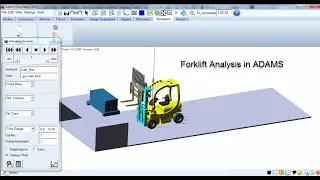 Forklift Simulation using ADAMS