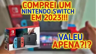 COMPREI UM SWITCH V1 USADO EM 2023!!! VALEU APENA?!?