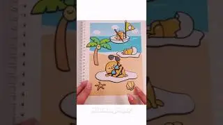 Sanrio GUDETAMA Sticker Book 구데타마 스티커북 #paperdiy #gudetama #sanrio #sticker
