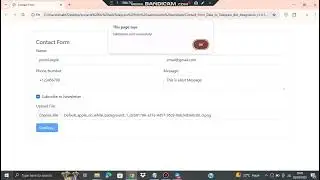 Contact Form Data to Telegram Bot Integration (Интеграция данных контактной формы с Телеграм-ботом)