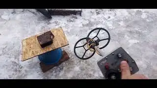 Tejon, тест с дд катушкой, чешуя под сигнальным кирпичом.👍👍👍