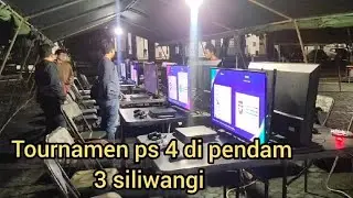 12 unit PS4 di sewa ke pendam 3 siliwangi biat acara tournamen