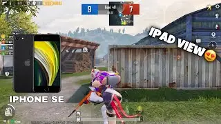 iPad view on iPhone SE 2020😍 test pubg mobile in 2024