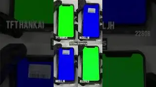 СРАВНЕНИЕ ДИСПЛЕЕВ для Apple IPhone X (TFT Hanсai/ Incell JH/ Incell JK/ OLED ALG)