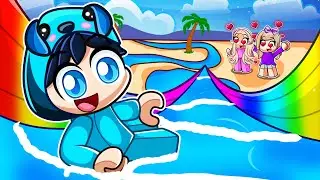 I Spent $10,000,000 On The BIGGEST WATERSLIDE In Roblox With MY CRAZY FAN GIRLS!