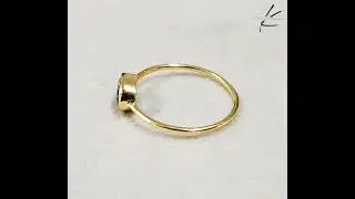 Oval Kyanite 18k Gold Ring For Women #views #goldring #shorts