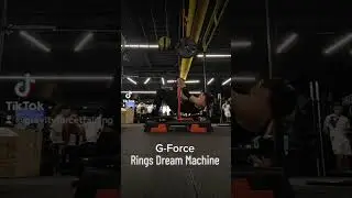 Front lever pulls training with the support of the G-Force RING DREAM MACHINE